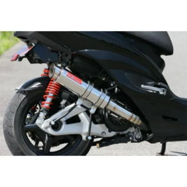 K2-tec シグナスX 1・2・3型 マフラー本体 シグナスX Volta STDチタン（国内・台湾O2無し） 出口形状 M1タイプ ケイツーテック