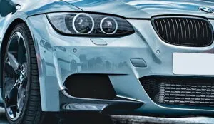 BMW E92 E93 318ci 320i 325i 330ci 335i 335ci Mスポーツ クーペ 前期 カーボンルック フロントバンパー カバーカナード モール ガーニッシュ カバー パネル エアロ ZST-373