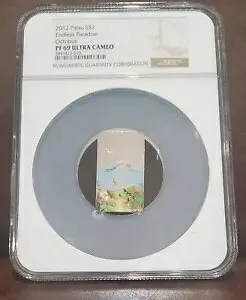 2012 NGC PF 69 ウルトラ カメオ パラオ 0.5 オンス シルバー $2 「オクトパス」 エンドレス パラダイス