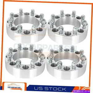 スペーサー （4）2 ホイールスペーサー8x6.5 9/16 x18フィットフォードF-250 F-350ダッジRAM 2500 3500 (4) 2 Wheel Spacers 8x6.5 9/16x18 Fits Ford F-250 F-350 Dodge Ram 2500 3500【並行輸入品】