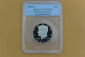 2011 S CLAD ケネディ JFK ハーフダラー プルーフ ANACS PR70DCAM