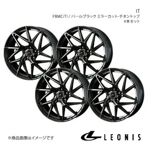 LEONIS/IT ステージア M35 FR アルミホイール4本セット【16×6.5J 5-114.3 INSET40 PBMC/TI】0040580×4