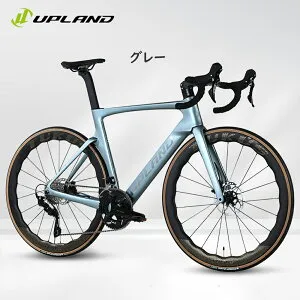 Uplandロードバイク R70 700c×25c shimano105 R7120機械式24段変速 重さわずか8.36kg 東レカーボン ミシュランタイヤ shimano油圧ディスクブレーキ ロードレーサー ロードレース シマノ shimano アウトドア