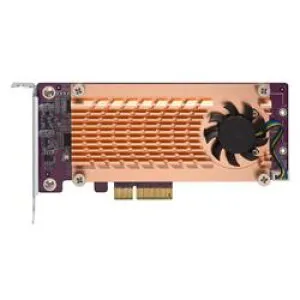 QNAP Dual M.2 22110/2280 PCIe SSD expansion card QM2-2P-244A 取り寄せ商品