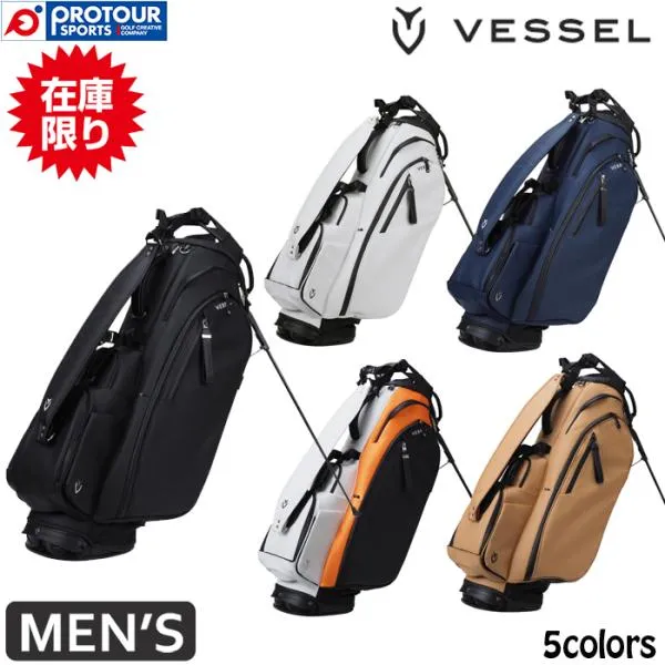 【在庫限り】VESSEL PLAYER 5.0 Pro Stand SINGLE / ベゼル プレイヤー 5.0 プロ スタンドキャディバッグ シングル 全5色 2025年モデル ゴルフバッグ 送料無料