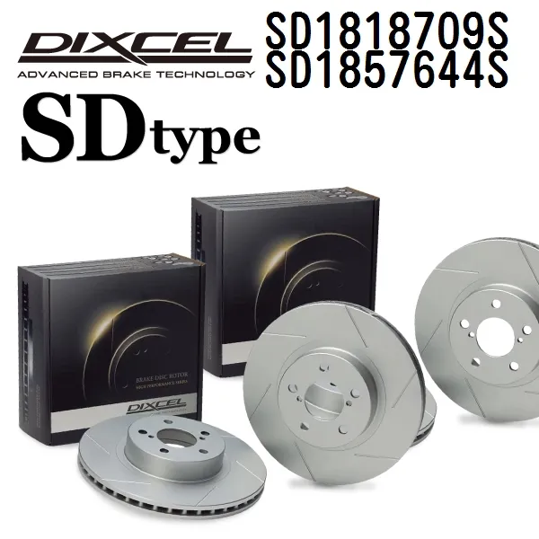 DIXCEL ディクセル ブレーキローター SD1818709S SD1857644S SDタイプ テスラ MODEL 3 テスラ