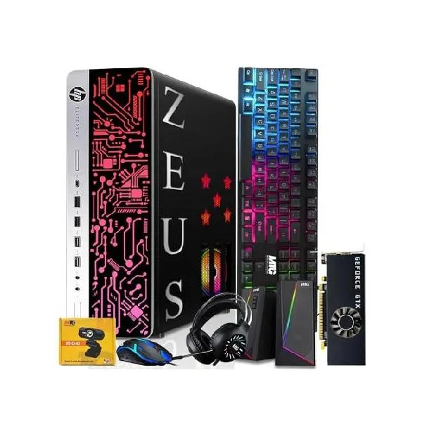 HP G3 Gaming Desktop PC, Intel Core i5 6th Gen, GTX 1050 TI 4GB GDDR5, 16GB RAM, 256GB SSD, RGB Kit, Windows 11 (Renewed)_並行輸入