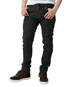 RIDEZ（ライズ） RDB1031 RIDEZ SLIM FIT CARGO PANTS BLACK（スリムフィットカーゴパンツ）