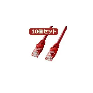 10個セットサンワサプライ カテゴリ6UTPLANケーブル LA-Y6-03RX10[21]