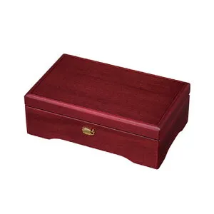 ニデックオルゴール【受注生産】50弁 無垢材 『マホガニー ワインレッド』 半つや EX208【出産お祝い 内祝】【バースデーギフト 贈答品】【結婚祝い 記念日】