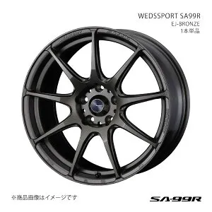 SA99R インプレッサWRX STI GDB/ブレンボキャリパー ～D型 アルミホイール1本単品 0073902【18×7.5J 5-100 INSET45 EJ-BRO2】