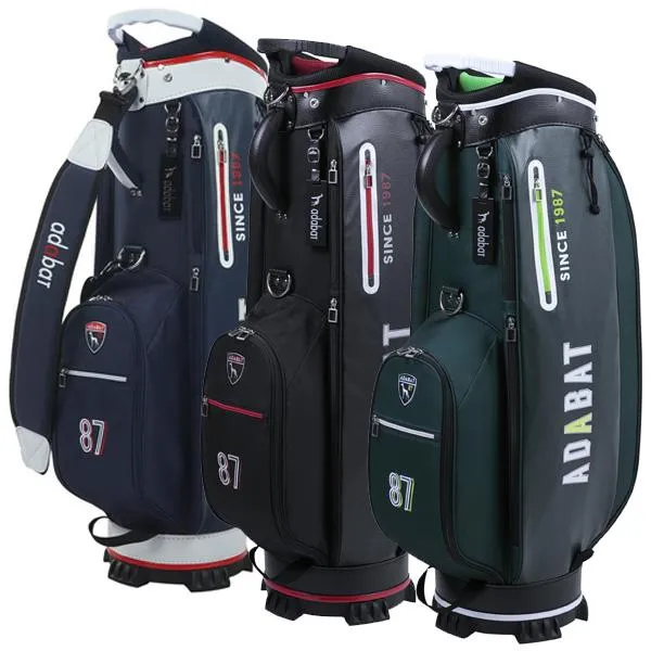★付属ネームタグ刻印無料★アダバット キャディバッグ ABC436 メンズ カート型 9型 2025年モデル