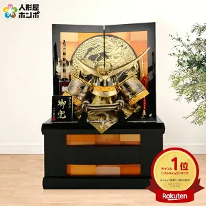 【100周年記念セール★先着クーポン】五月人形 上杉謙信 着用 兜収納飾り 兜飾り 平安義正作 極上仕立 龍 本金箔焼箔仕上げ 【2026年度新作】 h285-ss-44na-5-e