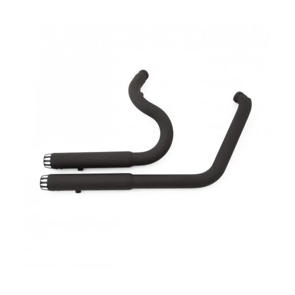 Ken’s factory ケンズファクトリー マフラー Double Barrel Low Pipe Mat Black SOFTAIL [ソフテイル] ファミリー HARLEY-DAVIDSON ハーレーダビッドソン