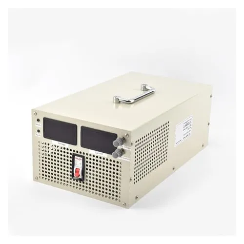 5000W DCスイッチング電源 電流電圧調整可能 AC-DC 0-12V～500V ベンチ電源 ファン内蔵 強力な放熱性、低騒音(0-48V 0-104A)