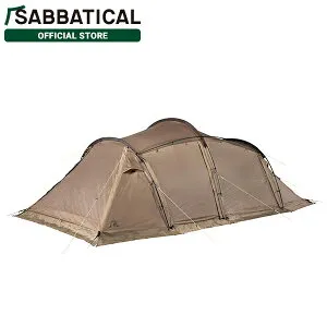 サバティカル SABBATICAL ギリア plus 2ルームテント サイズW520cm×D300cm×H170cm 撥水加工 UV加工 耐水圧1,800mm 2人～5人 | A＆F エイアンドエフ