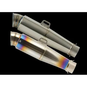 ナイトロレーシング 4in1 手曲げチタンEXマフラー【カットOILパン付き】 グレネードチタンサイレンサー300mm V2 ZEPHYR1100 EX-08HBTUGT3-V2