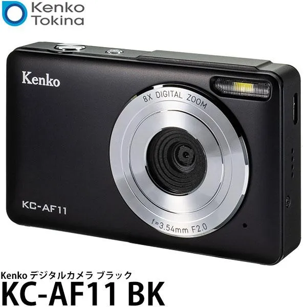ケンコー・トキナー KC-AF11 デジタルカメラ ブラック 【メール便 送料無料】【即納】
