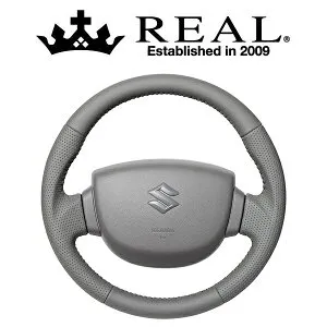 REAL STEERING オリジナルシリーズ スズキ エブリィバン DA17V用 カラー：オールレザー (EV-LPB-GL)【ハンドル】【自動車パーツ】レアル ステアリング