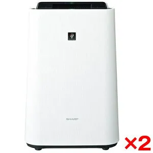 【2個セット】空気清浄機 加湿空気清浄機 シャープ KC-T50-W ホワイト系 プラズマクラスター7000 SHARP [加湿空気清浄機 (畳数23畳 / 加湿14畳まで)] エクプラ特選 黄砂 黄砂対策