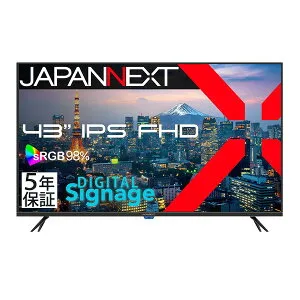 JN-IPS43FHD2-U-H5 JAPANNEXT [43型 液晶モニター (5年メーカー保証)]