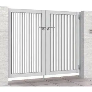 開き門扉AB TR2型 両開き 埋込使用 呼称08-12 扉寸法W1600(800+800)×H1200mm リクシル LIXIL 開き門扉 おしゃれ シンプル リフォーム