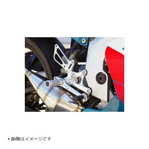 BABY FACE (ベビーフェイス) バックステップ 4ポジション 正チェンジのみ アルミ シルバー NSR250/R/SP/SE[MC28] 002-H022SV