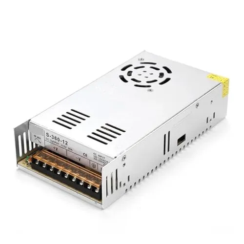 LED電源 DC 5V 12V 18V 24V 36V 48V 360W 400W スイッチング電源 電源トランス AC-DC 強力な放熱性、低騒音(48V 10A 500W)