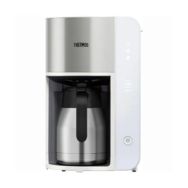 サーモス(THERMOS) ECK-1000-WH ホワイト 真空断熱ポットコーヒーメーカー 1L