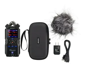 【送料込】ZOOM H4essential(専用アクセサリパック/APH-4e付) ハンディレコーダー 4トラック 32bitフロート録音 XYステレオマイク