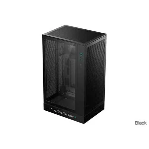 Deepcool CH270 DIGITAL デジタル表示パネル搭載 縦型MicroATXケース ブラック｜R-CH270-BKNDM0-G-1