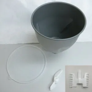 大正電機 KN-1000用ポット一式＋KN-200用ケーキ用はねのセット販売(KN-2000用ポット一式)