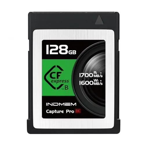 CFexpress Type B メモリーカード 128GB 書き込み速度1600MB/s 読み出し速度1700MB/s 8K録画対応