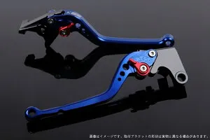 ハンドルエスエスケイ スピードラ アジャストレバー スタンダード ロング ブルー/レッド NINJA400R 11-13 NINJA400 14-17KA0403601-RD 4589995435814取寄品