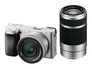 【新品/取寄品】SONY α6400 ILCE-6400X ダブルズームレンズキット シルバー ソニー 小型・軽量 ミラーレス一眼カメラ