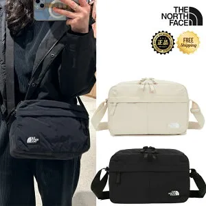 ★配送無料★ [THE NORTH FACE] NN2PR87 TRAVEL CROSS BAG M トラベル クロス 斜め掛け ショルダー 多ポケット 収納 軽量 通勤 通学 旅行 サブ コンパクト 整理 ユニセックス ブラック アイボリー マチ付