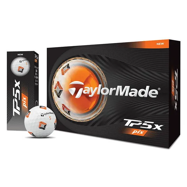 【日本正規品】 テーラーメイド TP5X pix 3.0 ゴルフボール 2026年モデル 1ダース(12個入り) ホワイト