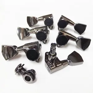 GOTOH ゴトー ギター ペグ SG301MG 04 マグナムロック CK(コスモブラック) L3R3 両側 6個セット【SG301MG-04/CK/L3R3】