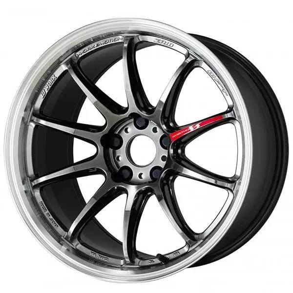 ワーク エモーション WORK Emotion R10 グリミットブラックダイヤカットリム 18インチ 7.5J 5H114.3 アルミホイール単品 1本