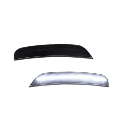 ウインカー サイドマーカー に適合するダッジ に適合するデュランゴ 2021 2022 2023 2024 2025 2 個ターンシグナルライト LED 68476818AA 68476819AA(Smoked Lens White)