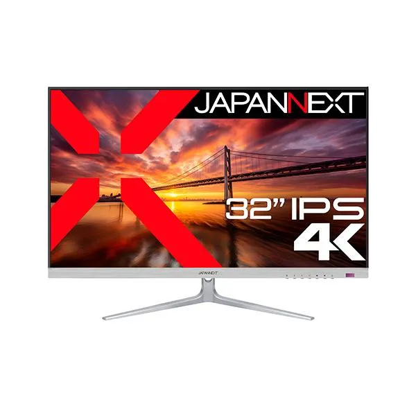 JAPANNEXT JN-IPS321UHD 液晶ディスプレイ 32型/ 3840×2160/ DP×2、HDMI×2/ ブラック/ スピーカー有/ 2年保証