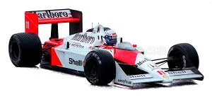 GP Replicas 1/12 ミニカー レジン プロポーションモデル 1988年フランスGP 優勝モデル マクラーレン McLAREN - F1 MP4/4 HONDA No.11 WINNER FRENCH GP (with pilot figure) 1988 ALAIN PROST アラン・プロスト ドライバーフ