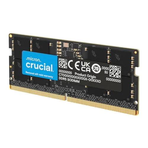 crucial 16GB DDR5-5600 SODIMM CL46(16Gbit) CT16G56C46S5