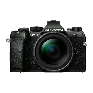 OM SYSTEM デジタル一眼カメラ・12-45mm F4．0 PROレンズキット OM-5 Mark II ブラック OM-5MARKII12-45MMKITBLK [OM5MK2LK1245BLK]【RNH】