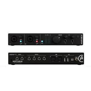 MINIFUSE 4-BLACK アートリア USBオーディオインターフェイス ブラック ARTURIA MiniFuse 4