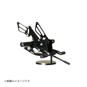 BABY FACE (ベビーフェイス) バックステップ ZX-10R 6ポジション 正チェンジのみ アルミ ブラック 002-K011BK