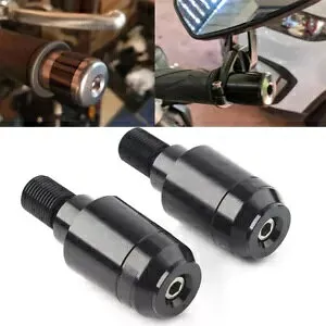 ブラック CNC ハンドルバー グリップ オス エンド スライダー ハンドル ヤマハ XSR900- Black CNC Handlebar Grips Male Ends Slider Handle for Yamaha XSR900- 【並行輸入品】