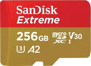 【 サンディスク 正規品 】 SanDisk microSD カード 256GB UHS-I U3 V30 書込最大130MB/s Full HD & 4K アクションカメラ Extreme SDSQXAV-256G-GH3MA 簡易デザインパッケージ 無期限保証 送料無料
