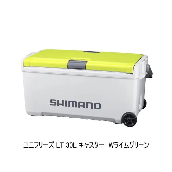 （26年3月新商品） シマノ ユニフリーズ LT キャスター ND-730Z Wライムグリーン 30L （大型1・代引と離島不可）