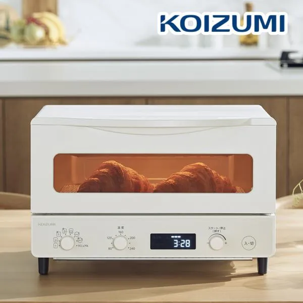 コイズミ オーブントースター KOS-1237/W （ラッピング不可）